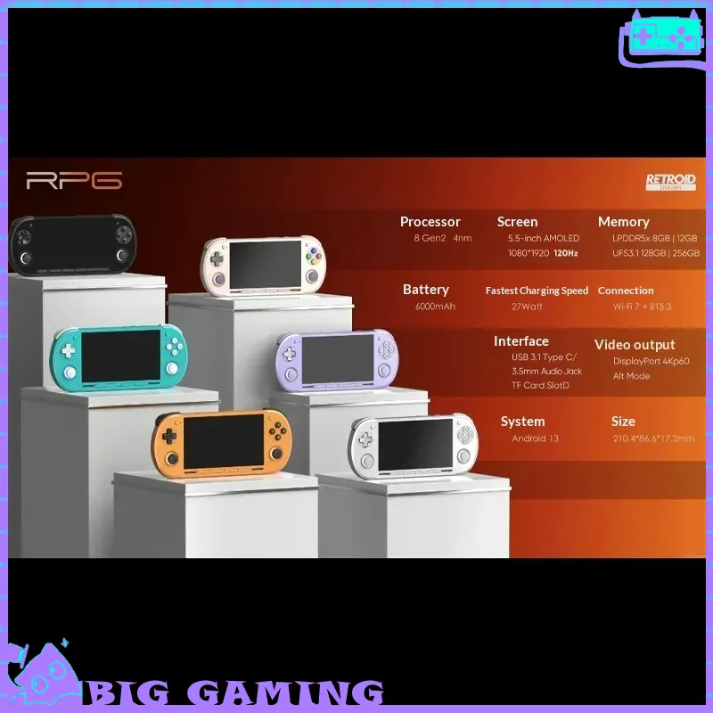 Retro Gaming Joystick - For Retroid Pocket G2 Gaming Handheld
