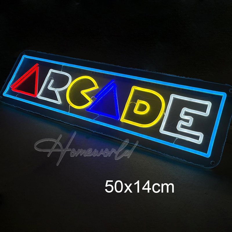 Arcade Neon Sign LED Game Room - đánh giá và giá Retro Gaming Projector