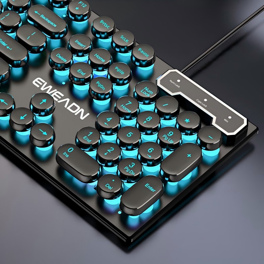 EWEADN Typewriter Gaming Keybo - đánh giá và giá Retro Gaming Setup