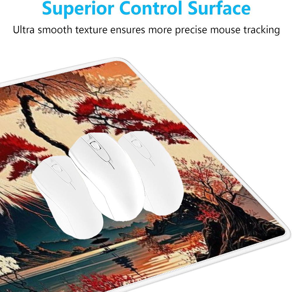 Ukiyo-e Red Maple Mount Fuji L - đánh giá và giá Retro Gaming Desk