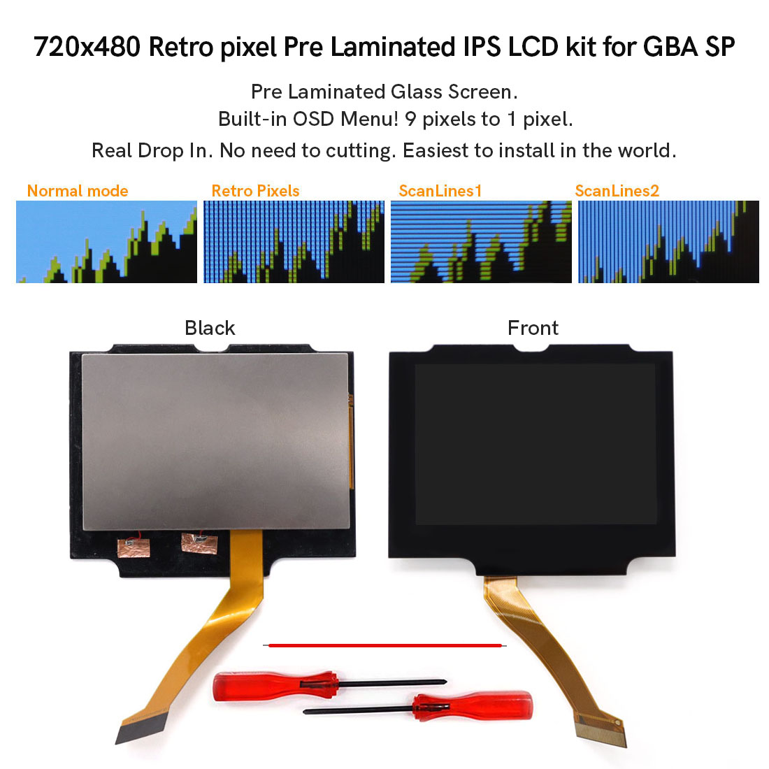 For  GBA SP V5  720x480 Retro  - đánh giá và giá Retro Gaming Gameboy