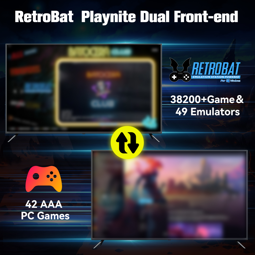 Retrobat＆Playnite System HDD R - đánh giá và giá Retro Gaming Projector