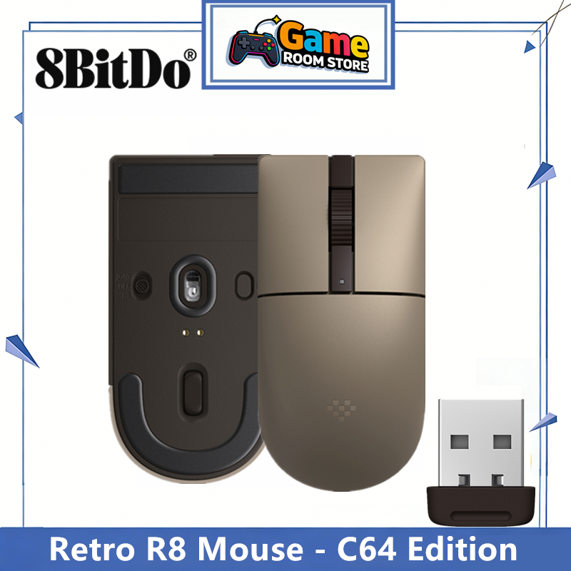 8BitDo Retro R8 Mouse - C64 Ed - đánh giá và giá Retro Gaming Accessories