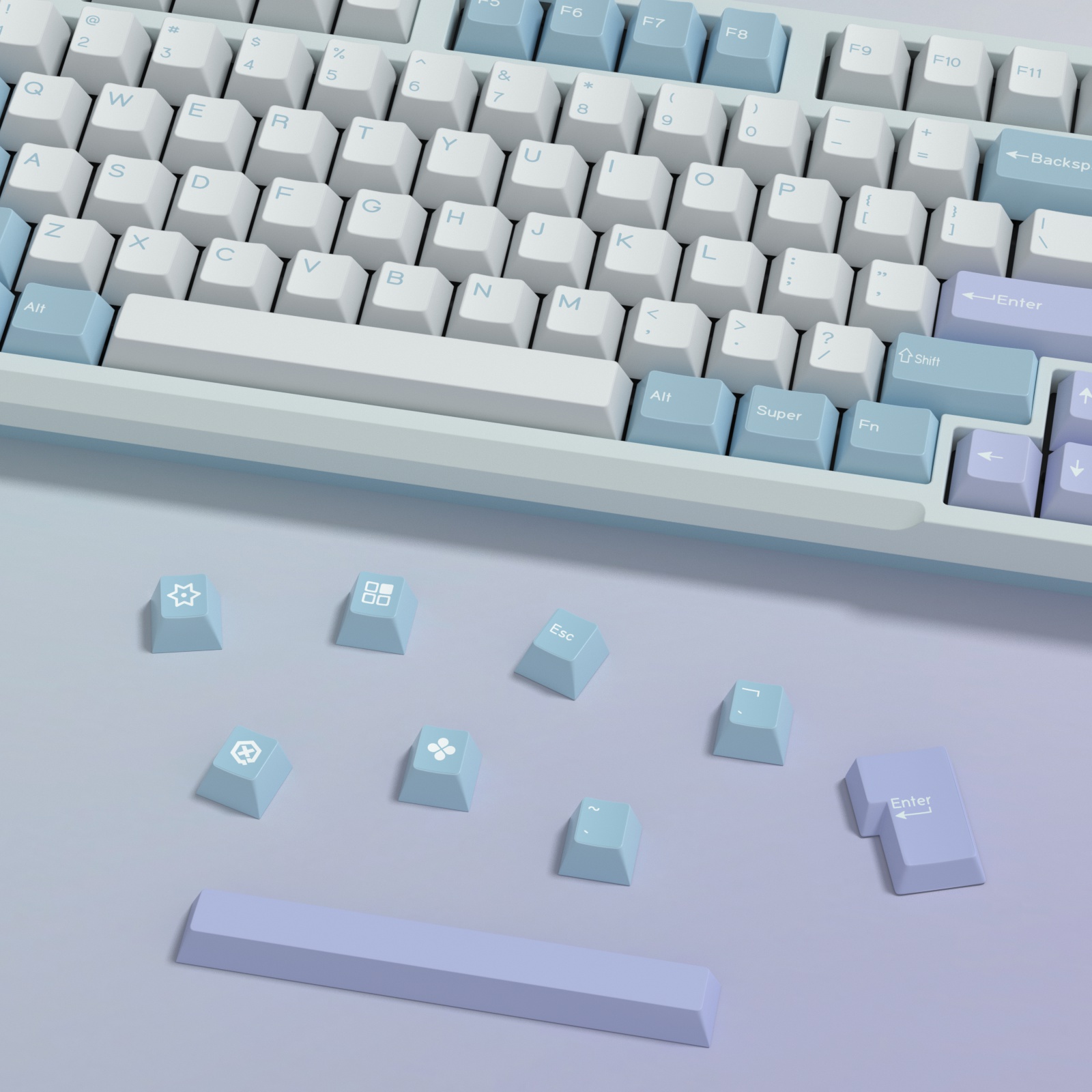 KBDiy GMK Illusion Keycap Cher - đánh giá và giá Retro Gaming Laptop