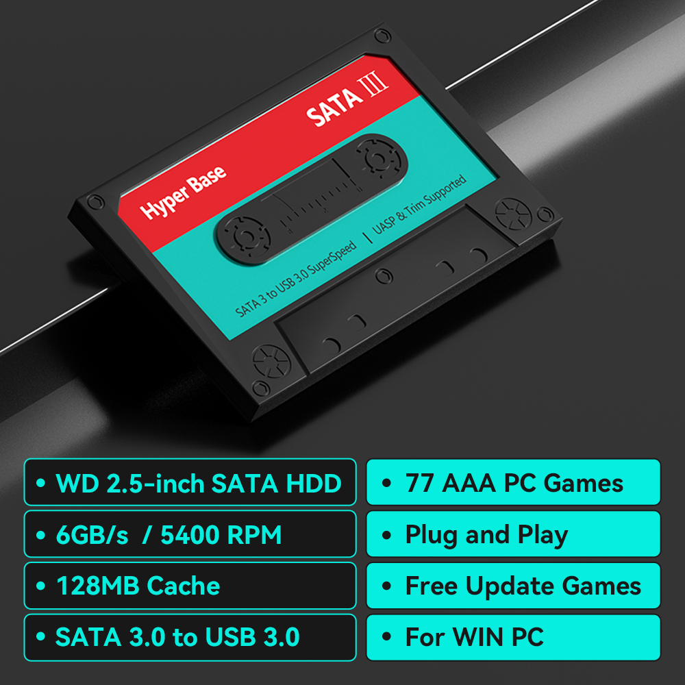 2TB Game Hard Drive With 77 PC - đánh giá và giá Retro Gaming Projector