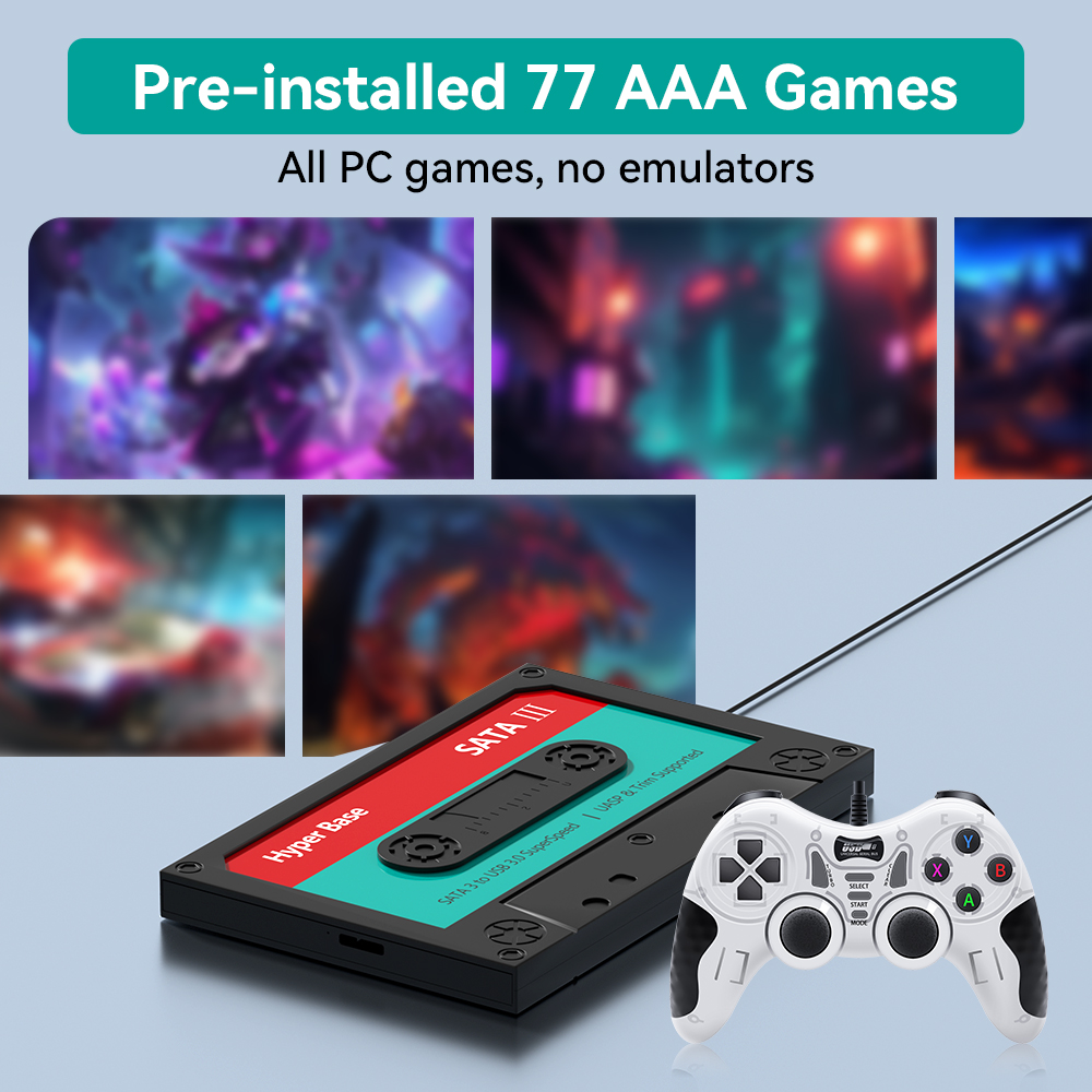 2TB Game Hard Drive With 77 PC - đánh giá và giá Retro Gaming Projector