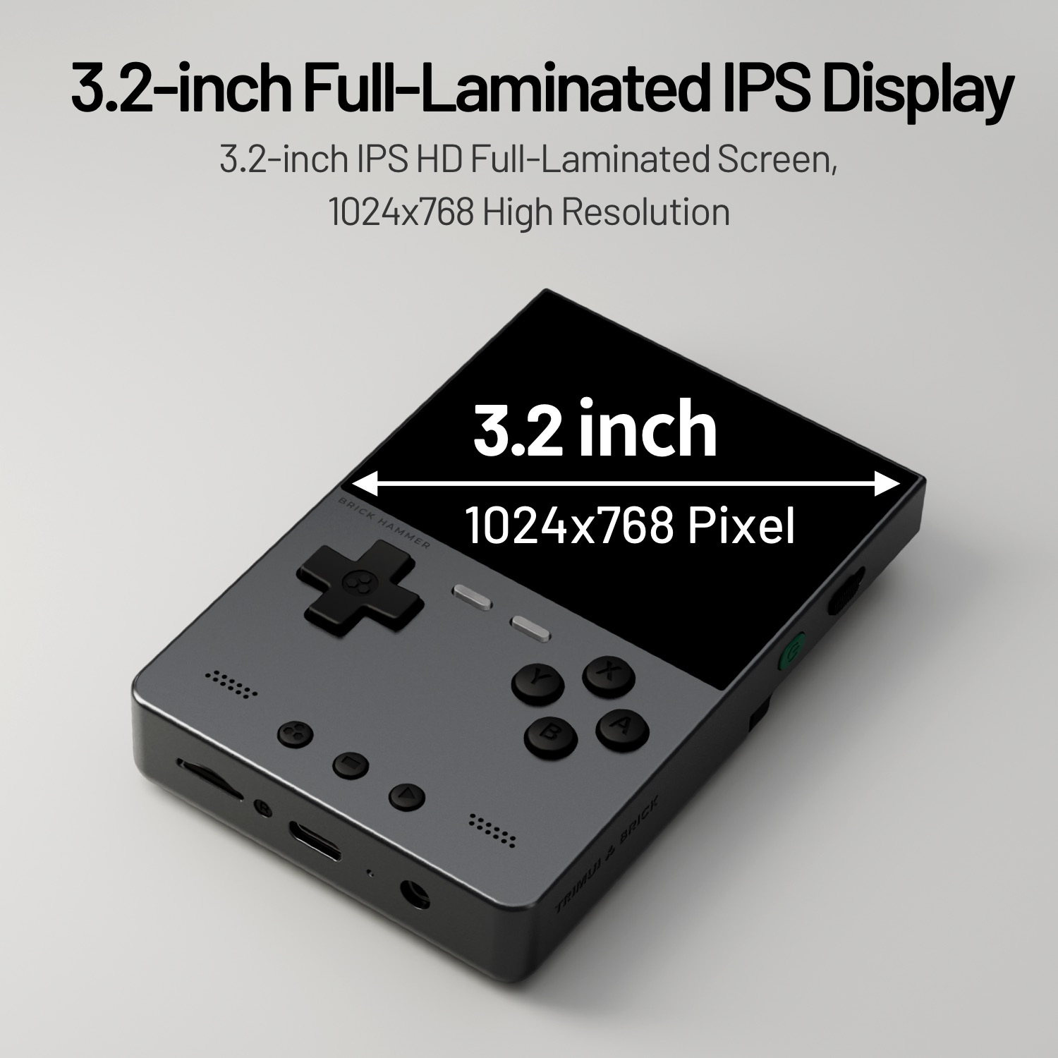 Metal Body Trimui Brick Hammer - đánh giá và giá Retro Gaming Laptop